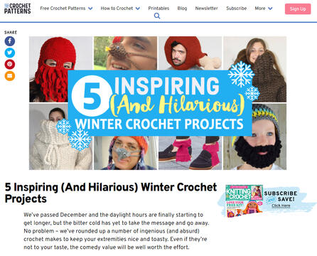 Funny craft listicle (blog)