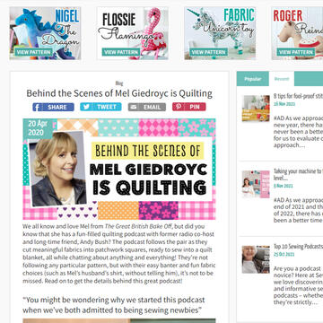 Celebrity interview (blog)